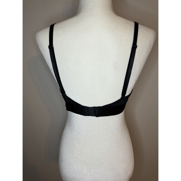 PINK Victoria’s Secret Wear Everywhere Wireless Push-up Bra 34D Black - Picture 4 of 7
